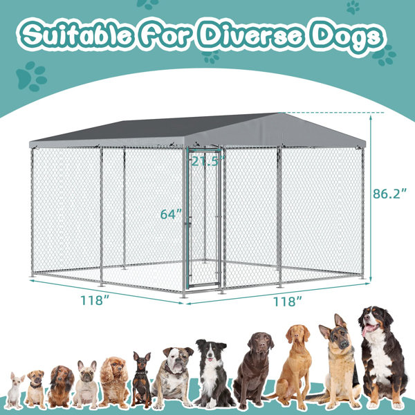Meetwarm Outdoor Dog Pen Wayfair